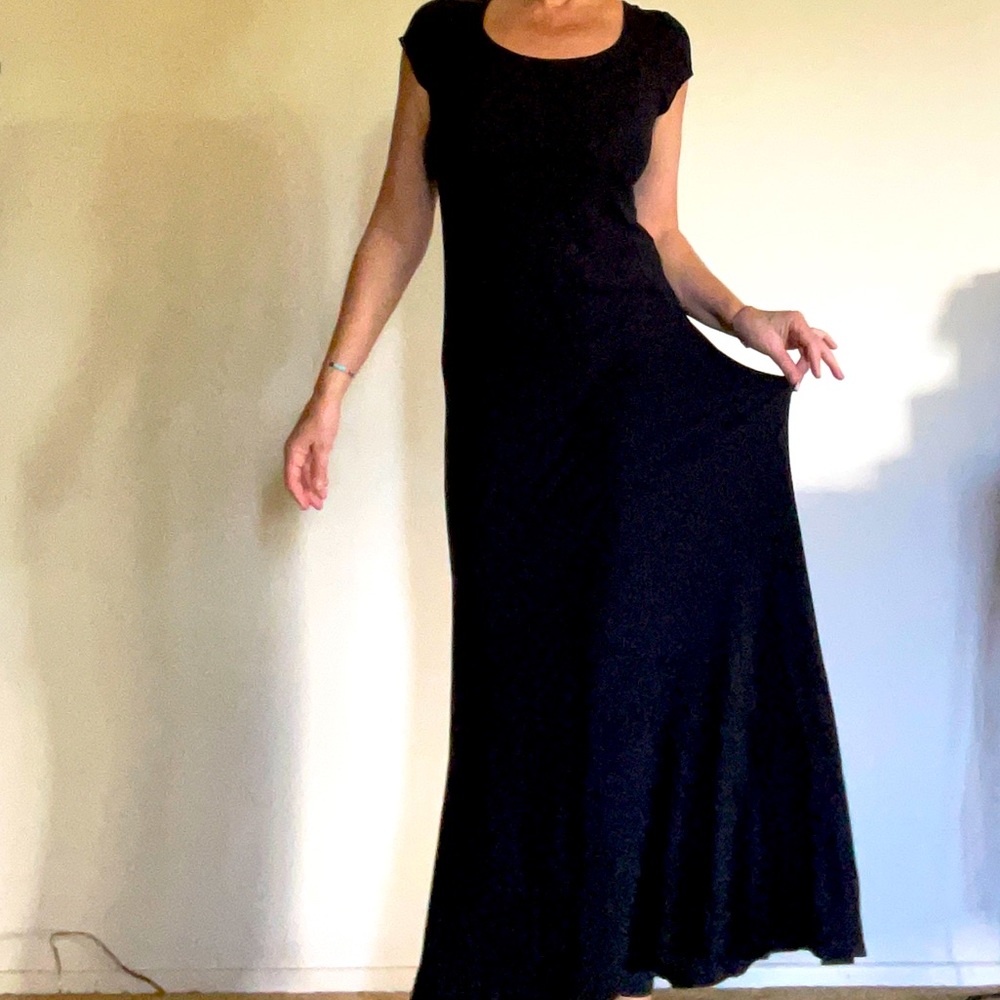 Slinky black dress